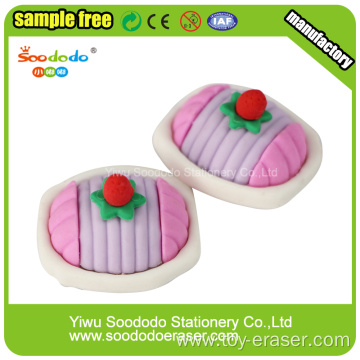 Eraser Stationery Mini Cake Shaped Rubbers